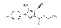Ethyl 5-amino-1-(4-chlorophenyl)-4-cyanopyrazole-3-carboxylate
