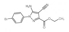 Ethyl 5-amino-1-(4-bromophenyl)-4-cyanopyrazole-3-carboxylate