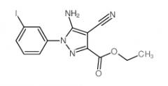 Ethyl 5-amino-4-cyano-1-(3-iodophenyl)pyrazole-3-carboxylate