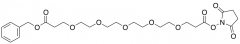 Bis-dPEG half benzyl half NHS ester