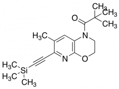 2,2-Dimethyl-1-(7-methyl-6-((trimethylsilyl)ethynyl)-2,3-dihydro-1H-pyrido[2,3-b][1,4]oxaz