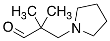 2,2-Dimethyl-3-pyrrolidin-1-ylpropanal