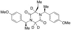 (6R)-6-Ethyl-1,4-bis[(1S)-1-(4-methoxyphenyl)ethyl]-2,5-piperazinedione-3,3,6-d3