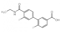 3-[4-(Ethylcarbamoyl)-3-fluorophenyl]-4-fluorobenzoic acid