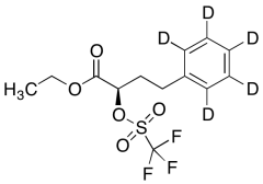 Ethyl (R)-2-Hydroxy-4-phenylbutyrate-d5 Triflate