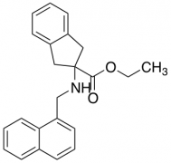 ethyl 2-[(naphthalen-1-ylmethyl)amino]-2,3-dihydro-1H-indene-2-carboxylate