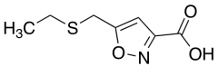 5-[(ethylsulfanyl)methyl]-1,2-oxazole-3-carboxylic acid