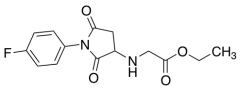 Ethyl N-[1-(4-Fluorophenyl)-2,5-dioxopyrrolidin-3-yl]glycinate
