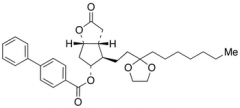 (3aR,4R,5R,6aS)-4-[3-(Ethyleneketal)decanyl]hexahydro-5-hydroxy-2H-cyclopenta[b]furan-2-on