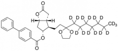 (3aR,4R,5R,6aS)-4-[3-(Ethyleneketal)decanyl]hexahydro-5-hydroxy-2H-cyclopenta[b]furan-2-on