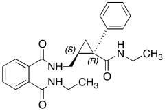 N1-Ethyl-N2-(((1S,2R)-2-(ethylcarbamoyl)-2-phenylcyclopropyl)methyl)phthalamide