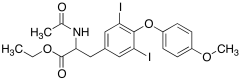 Ethyl Ester N-​Acetyl-​3,​5-​diiodo-​O-​(4-​methoxyphenyl)​tyrosine