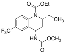 (2R,4S)-2-Ethyl-4-methoxycarbonylamino-6-trifluoromethyl-3,4-dihydro-2H-quinoline-1-carbox