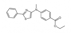 Ethyl 4-(methyl(2-phenylthiazol-4-yl)amino)benzoate