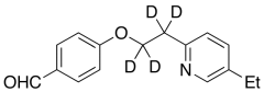 4-[2-(5-Ethyl-2-pyridinyl)-d4-ethoxy]benzaldehyde