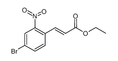Ethyl (2E)-3-(4-bromo-2-nitrophenyl)prop-2-enoate