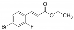 Ethyl (2E)-3-(4-bromo-2-fluorophenyl)prop-2-enoate