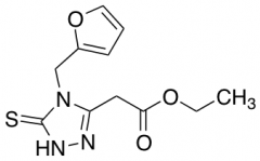 Ethyl 2-[4-(Furan-2-ylmethyl)-5-sulfanyl-4H-1,2,4-triazol-3-yl]acetate