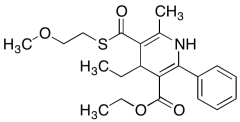 4-Ethyl-1,4-dihydro-5-[[(2-methoxyethyl)thio]-carbonyl]-6-methyl-2-phenyl-3-Pyridinecarbox