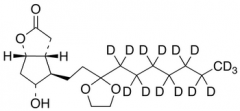 (3aR,4R,5R,6aS)-4-[3-(Ethyleneketal)decanyl]hexahydro-5-hydroxy-2H-cyclopenta[b]furan-2-on