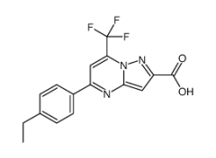 5-(4-Ethylphenyl)-7-(trifluoromethyl)pyrazolo[1,5-a]pyrimidine-2-carboxylic acid