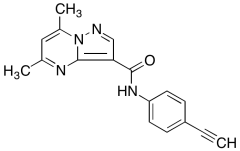 N-(4-Ethynylphenyl)-5,7-dimethyl-pyrazolo[1,5-a]pyrimidine-3-carboxamide