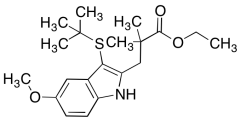 Ethyl 3-(3-(tert-butylthio)-5-methoxy-1H-indol-2-yl)-2,2-dimethylpropanoate