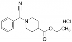 Ethyl 1-[Cyano(phenyl)methyl]piperidine-4-carboxylate Hydrochloride