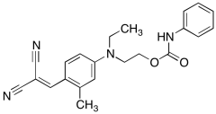 2-[[4-[Ethyl[2-[[(phenylamino)carbonyl]oxy]ethyl]amino]-2-methylphenyl]methylene]propanedi