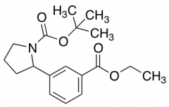 2-(3-Ethoxycarbonyl-Phenyl)-Pyrrolidine-1-Carboxylic Acid Tert-Butyl Ester