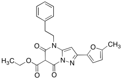 Ethyl 2-(5-Methylfuran-2-yl)-5,7-dioxo-4-phenethyl-4,5,6,7-tetrahydropyrazolo[1,5-a]pyrimi