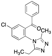 2-[3-(Ethyl)-5-methyl-4-triazolyl]-5-chlorobenzophenone