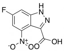 6-Fluoro-4-nitro-3-(1H)indazole carboxylic Acid
