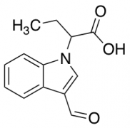 2-(3-Formyl-1H-indol-1-yl)butanoic Acid