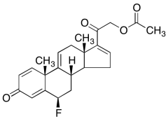 6 beta-Fluoro-21-hydroxypregna-1,4,9(11),16-Tetraene-3,20-dione 21-Acetate