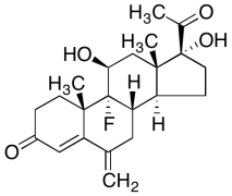 9-​Fluoro-​11&beta;,​17-​dihydroxy-​6-​methylene-pregn-​4-​ene-​3,​20-​