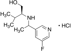 (2S)-2-{[1-(5-Fluoropyridin-3-yl)ethyl]amino}-3-methylbutan-1-ol Hydrochloride