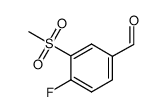 4-Fluoro-3-(methylsulfonyl)benzaldehyde