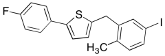 2-(4-Fluorophenyl)-5-[(5-iodo-2-methylphenyl)methyl]thiophene
