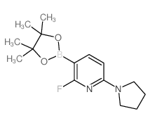 2-Fluoro-6-(pyrrolidin-1-yl)-3-(4,4,5,5-tetramethyl-1,3,2-dioxaborolan-2-yl)pyridine