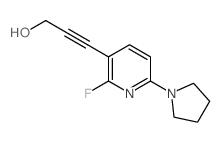 3-(2-Fluoro-6-(pyrrolidin-1-yl)pyridin-3-yl)-prop-2-yn-1-ol