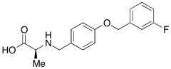 (S)-2-[[4-[(3-Fluorobenzyl)oxy]benzyl]amino]propionic acid