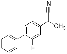 2-(2-Fluoro-4-biphenyl)propionitrile
