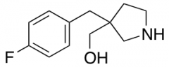 {3-[(4-fluorophenyl)methyl]pyrrolidin-3-yl}methanol