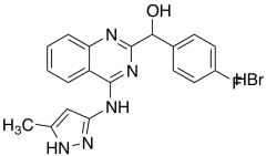 (4-fluorophenyl)-[4-[(5-methyl-1H-pyrazol-3-yl)amino]quinazolin-2-yl]methanol hydrobromide