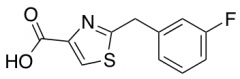 2-[(3-fluorophenyl)methyl]-1,3-thiazole-4-carboxylic acid