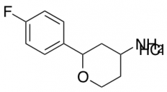 2-(4-fluorophenyl)oxan-4-amine hydrochloride