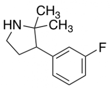 3-(3-fluorophenyl)-2,2-dimethylpyrrolidine