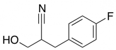 2-[(4-fluorophenyl)methyl]-3-hydroxypropanenitrile
