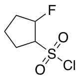 2-fluorocyclopentane-1-sulfonyl chloride